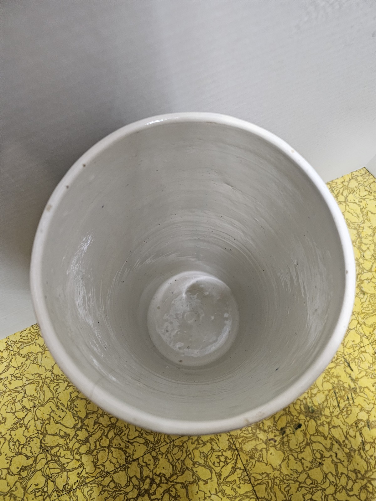 Vintage Art Pottery Hermes Style Umbrella Stand Signed Spain Mid-Century