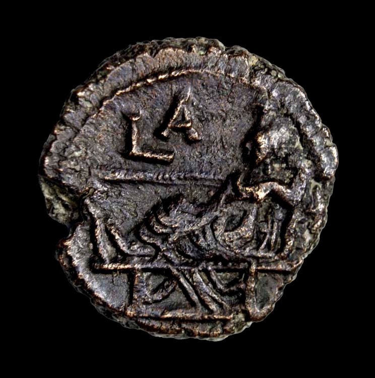 Roman Coin EGYPT. Alexandria. Diocletian 284AD Tetradrachm Reclining Nilvs