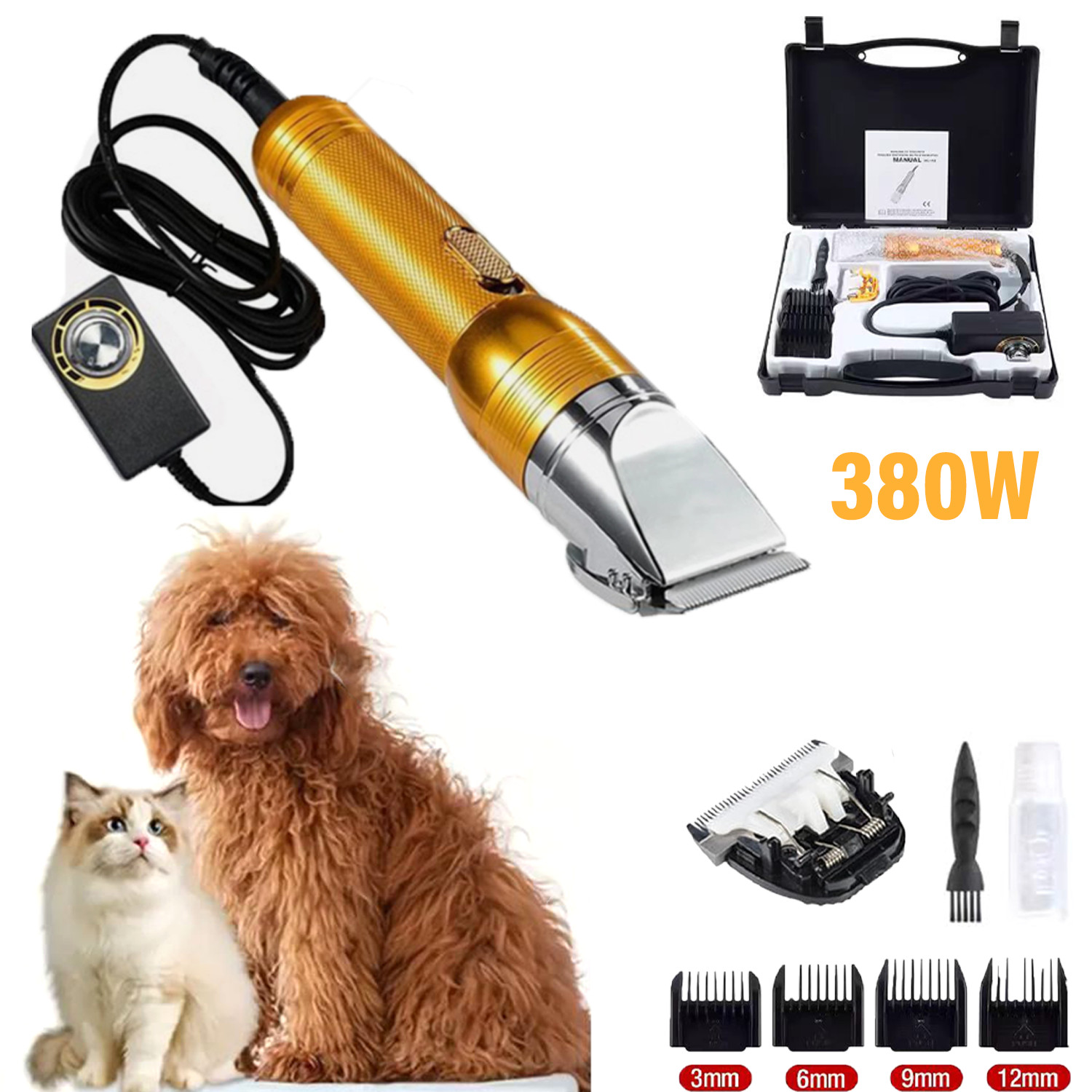 Dog Clippers for Grooming, 110V Professional Electric Sheep Shears Pet Grooming