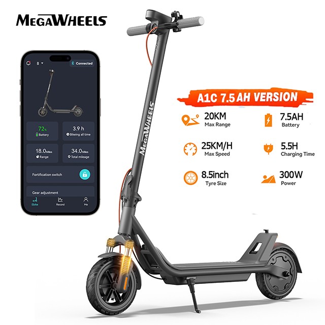 2026 Adult Electric Scooter Foldable Long Range High Speed 25KM/H Urban Commuter