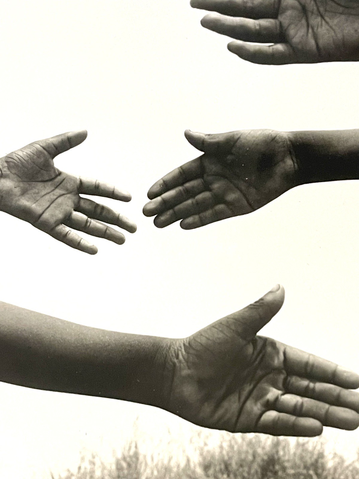 Keith Carter 1991 Silver Gelatin 8 X 10”Photograph titled Hands