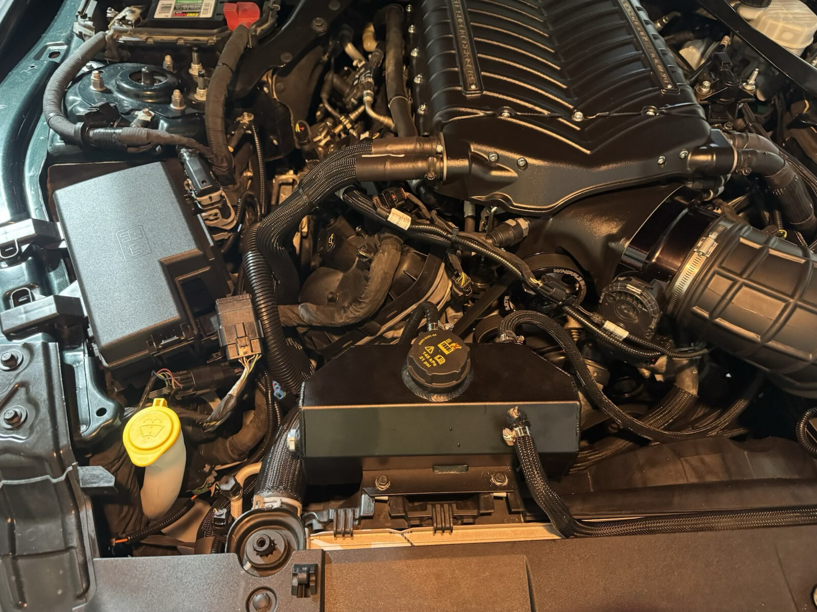 ✅For Ford Mustang 15-23 OEM FR3Z8A080A Radiator Overflow Coolant Reservoir Tank