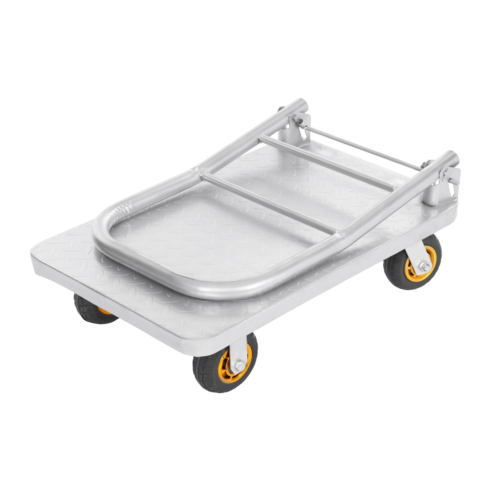 Industrial Flat Dolly Cart 2000Lbs Platform Cart Dolly Heavy Hand Truck Trolley