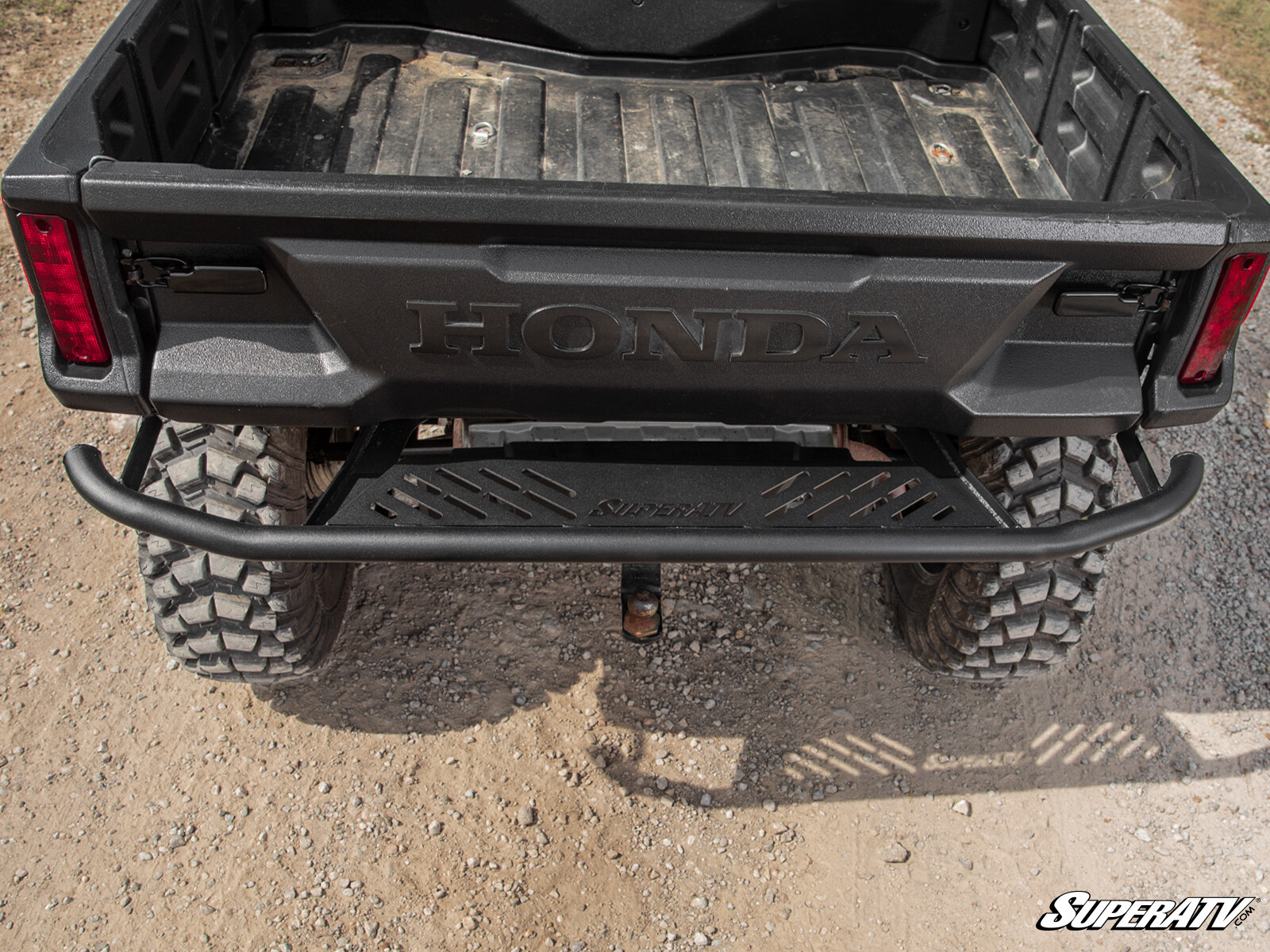 SuperATV Heavy Duty Rear Bumper for Honda Pioneer 1000 (2016+)