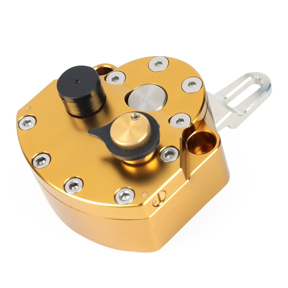 CNC Steering Damper Stabilizer Universal Reversed Safety Control Adjustable Gold