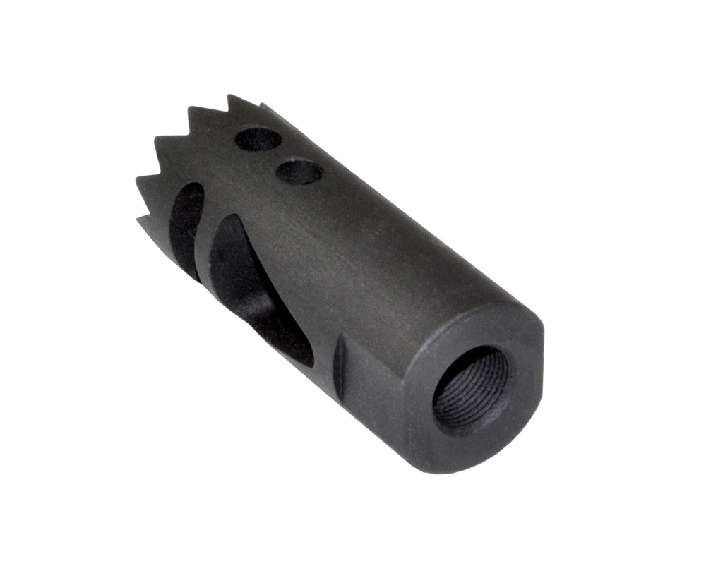 Sunflower Steel Muzzle Brake fit 223/5.56 1/2x28 TPI Free Washer & Nut