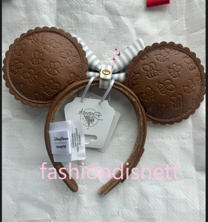 2026 Genuine HongKong Disney Loungefly Winnie The Pooh Bee Ears Headband