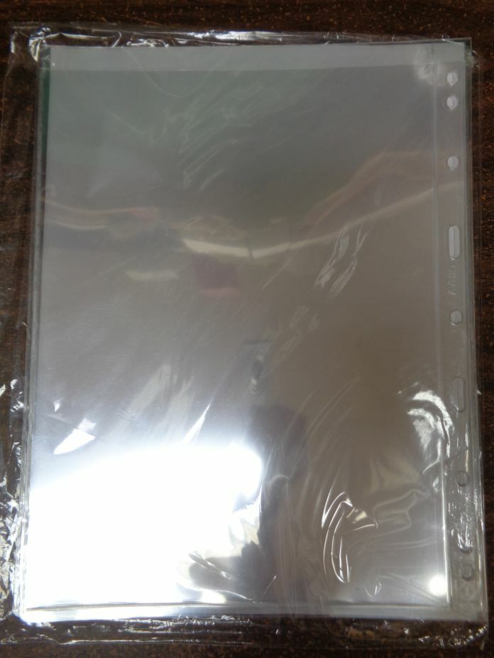 1C VARIO CLEAR Lighthouse Stock pages pack of 5 One sided NEW 1 Row pocket