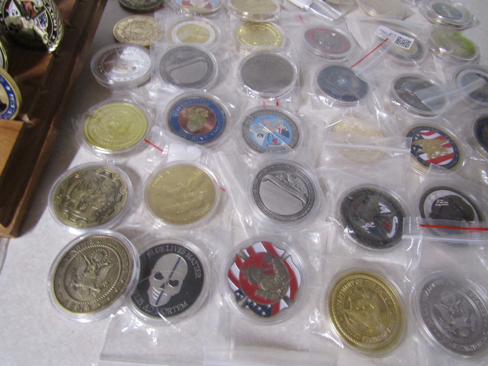 CHALLENGE COIN LOT SET OF 10 DIFFERENT MILITARY, POLICE, FIRE, NAVY, ARMY, USAF