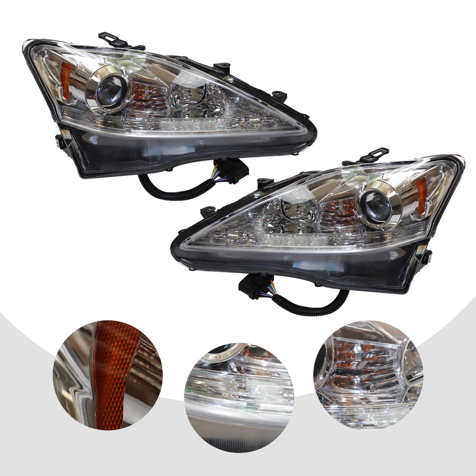 For 2006-2013 Lexus IS250 IS350 Headlight Assembly