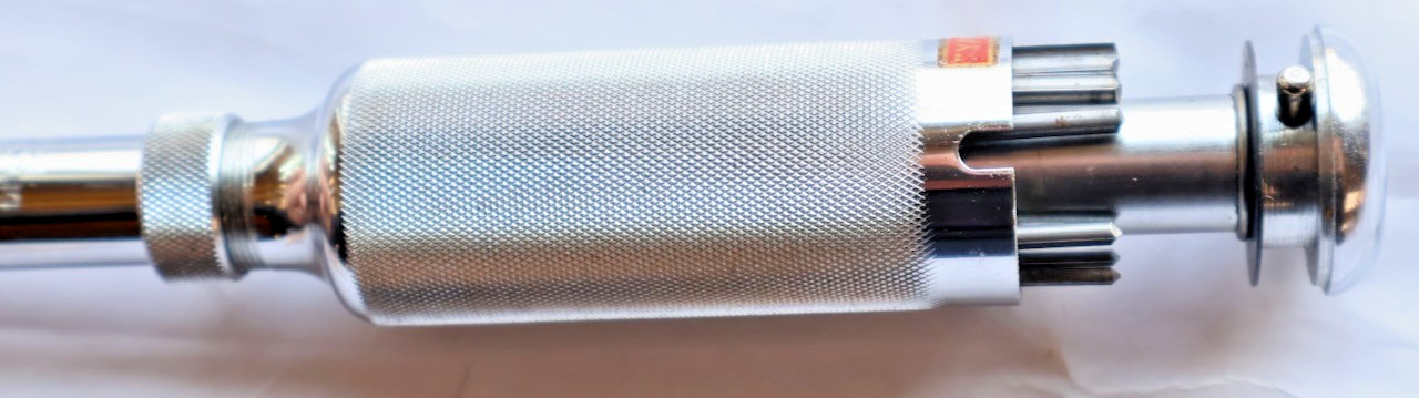 North Bros "YANKEE" No. 41 Push Drill + 8 Bits + Box + Insert / NOS / MT Tools