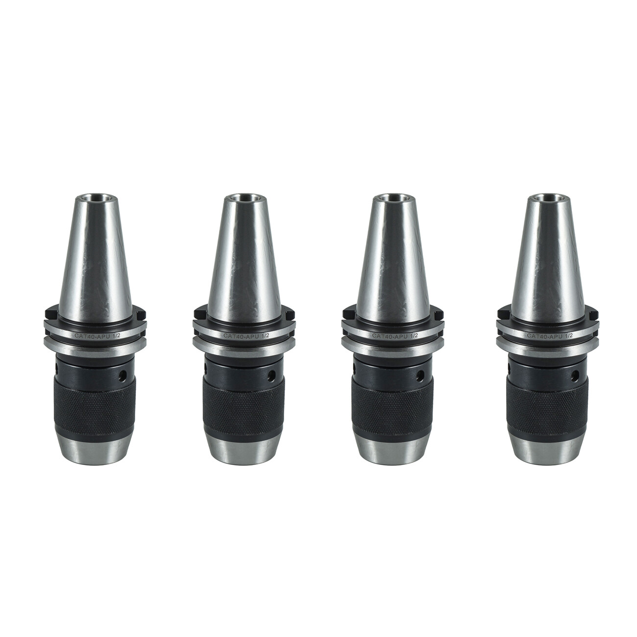 4pcs CAT40 Keyless Drill Chuck 1/2'' Fits On Haas CNC Easy Great Tool Holder