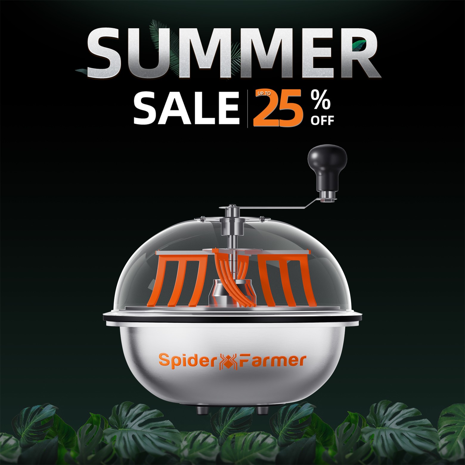 Spider Farmer 13Inch Bud Leaf Bowl Trimmer with Serrated Blades for Hydroponics