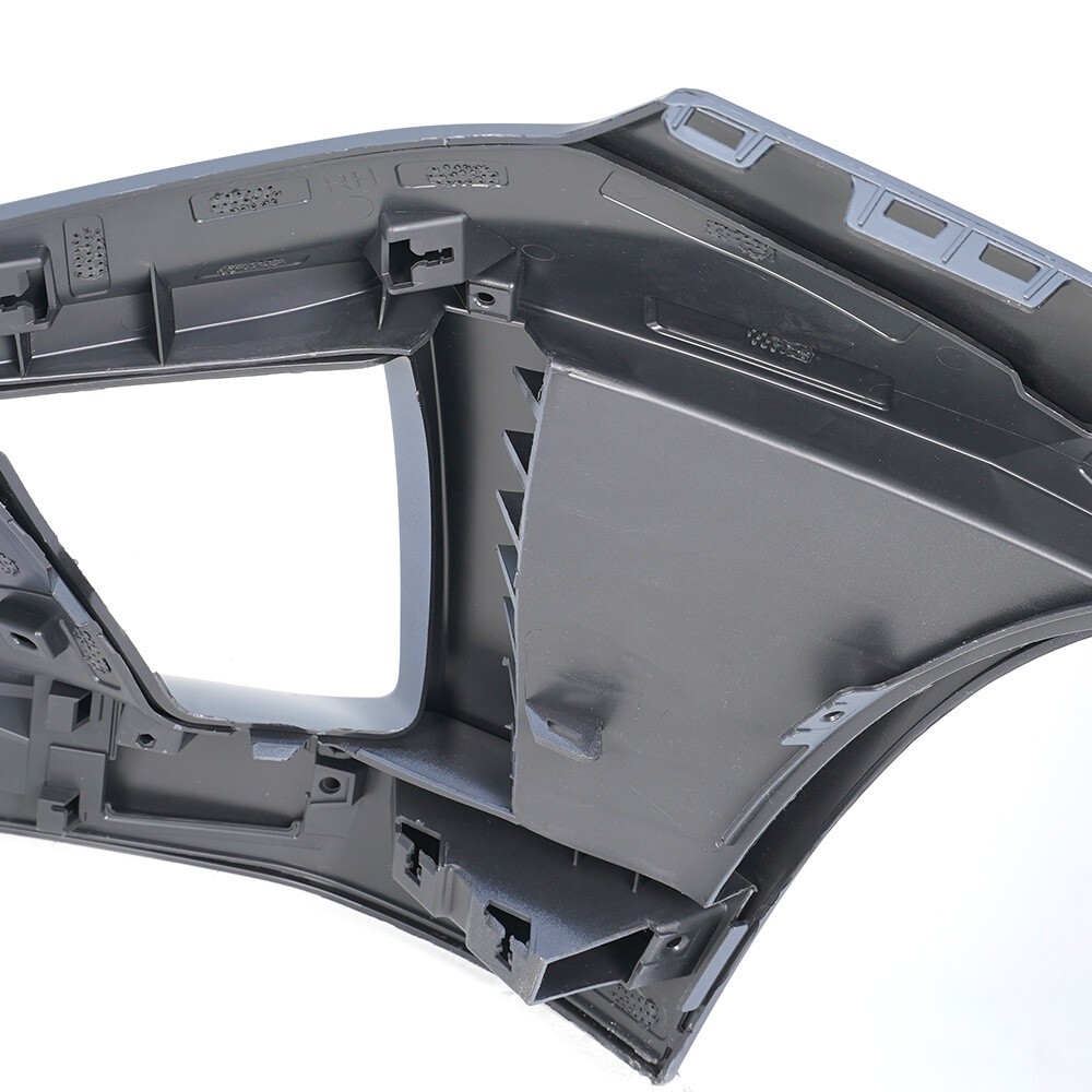 Front Upper Bumper Cover For 2022-2026 Chevy Silverado 1500 w/ End Cap Air Duct