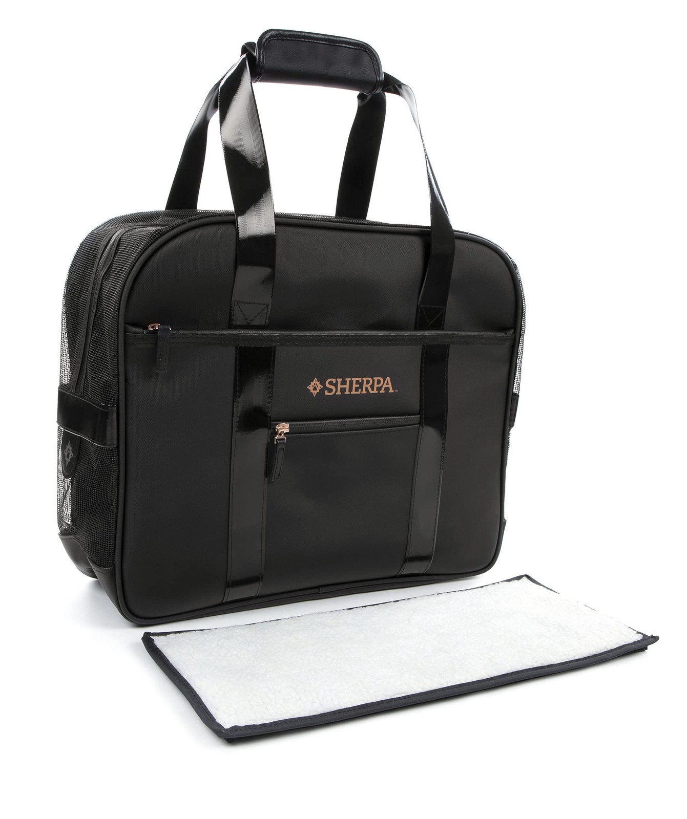 Sherpa Tote Around Town Travel Pet Carrier with Stay Clean Technology - Black...