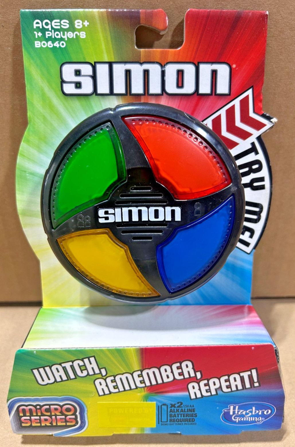 Hasbro B0640000 Simon Micro Series Game Single - Multicolor