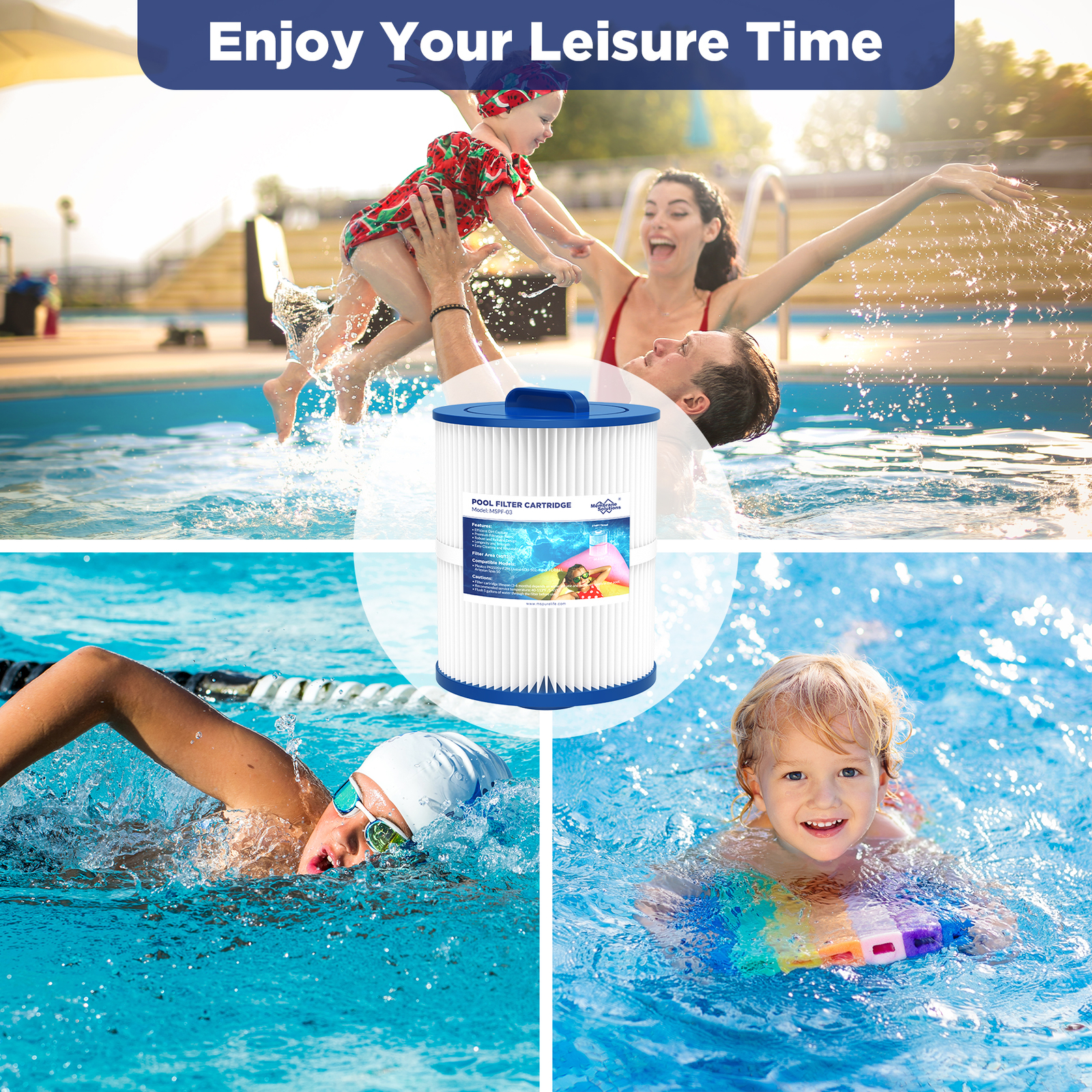 8 Pack Pool Spa Filter Cartridge Replace for Pleatco PAS50SV-F2M 6CH-502 FC-0311