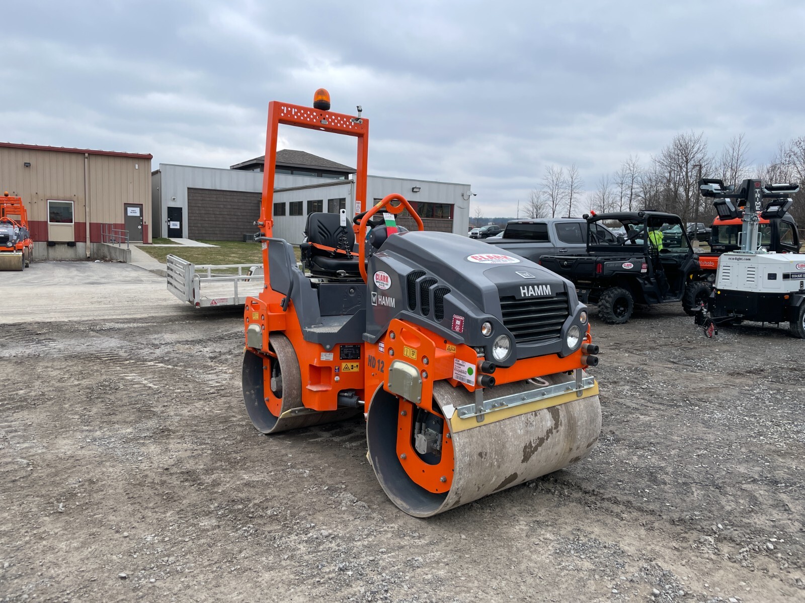 2023 HAMM HD12 VV 47" Double Drum Vibratory Ride On Roller Compactor