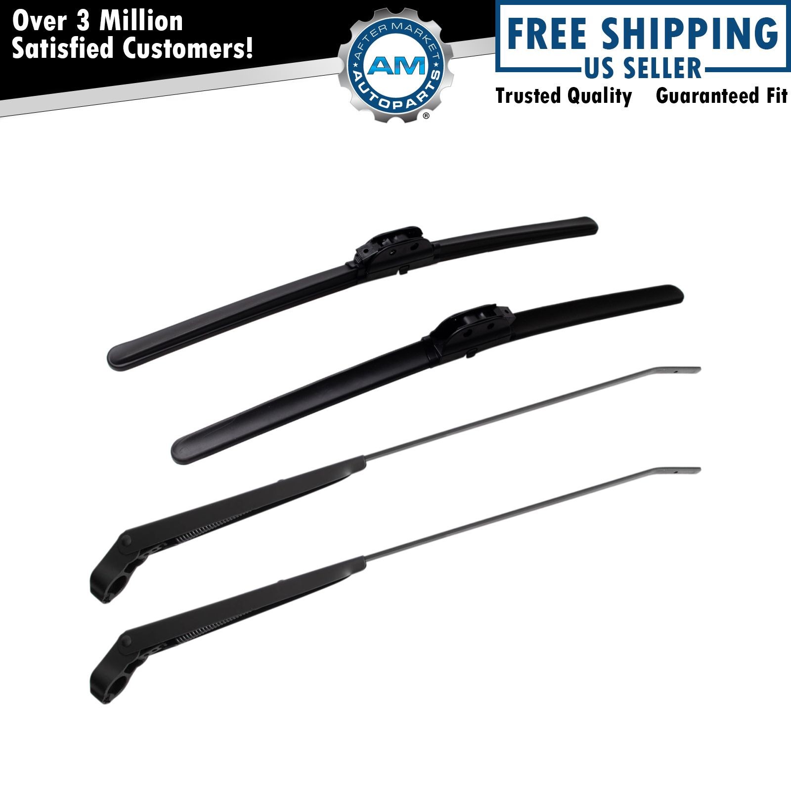 Wiper Arm And Blade Kit Fits 73-84 Chevrolet GMC