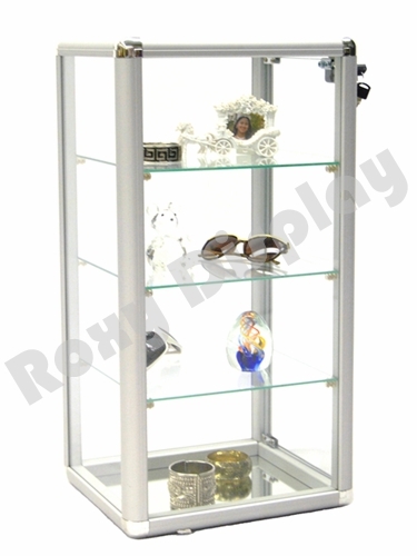 Glass Countertop Display Case Store Fixture Showcase with front lock #SC-KDCAB