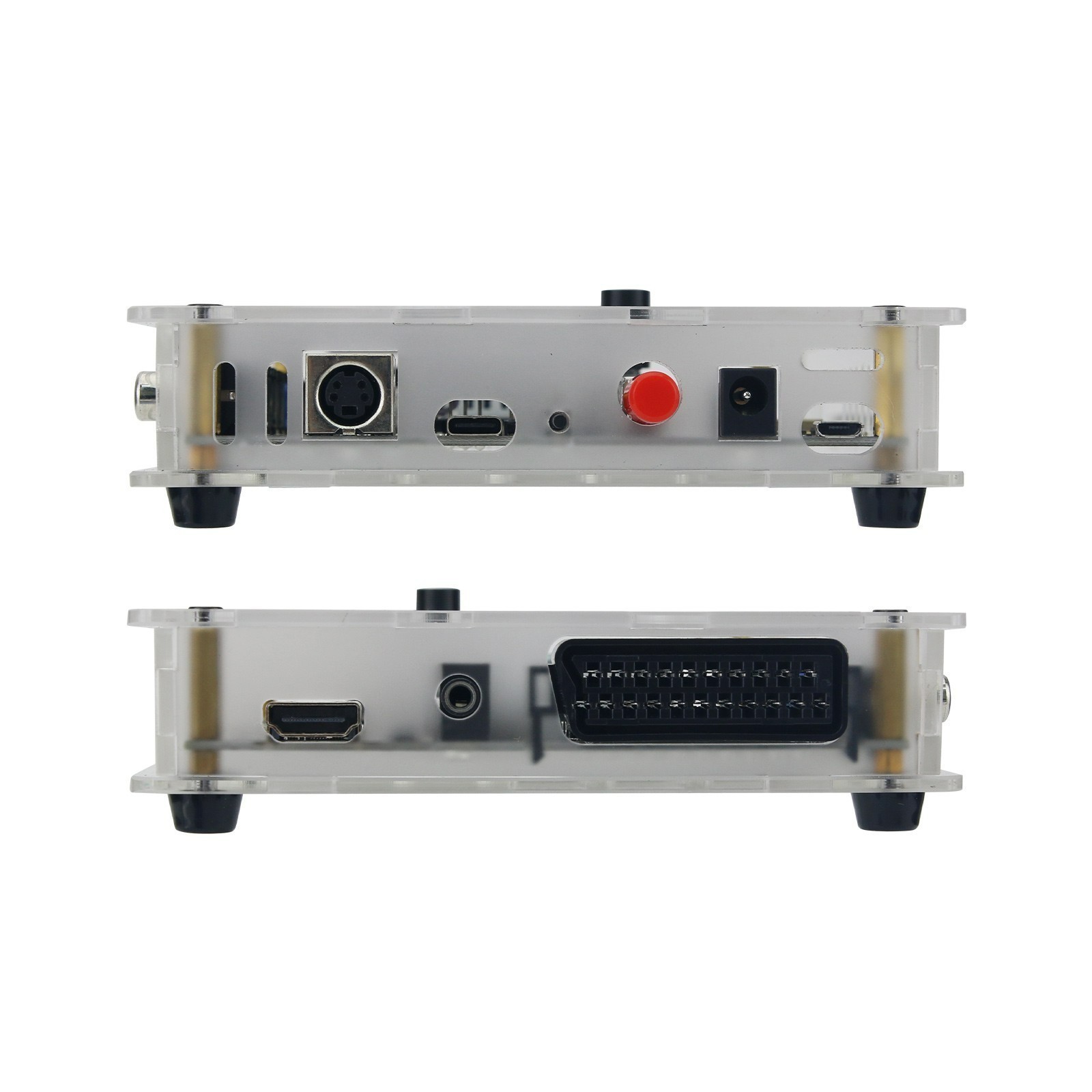 GBSC Pro Video Converter DC 5V Scart/RGB/YPBPR/VGA/AV/SV to HDMI Compatible