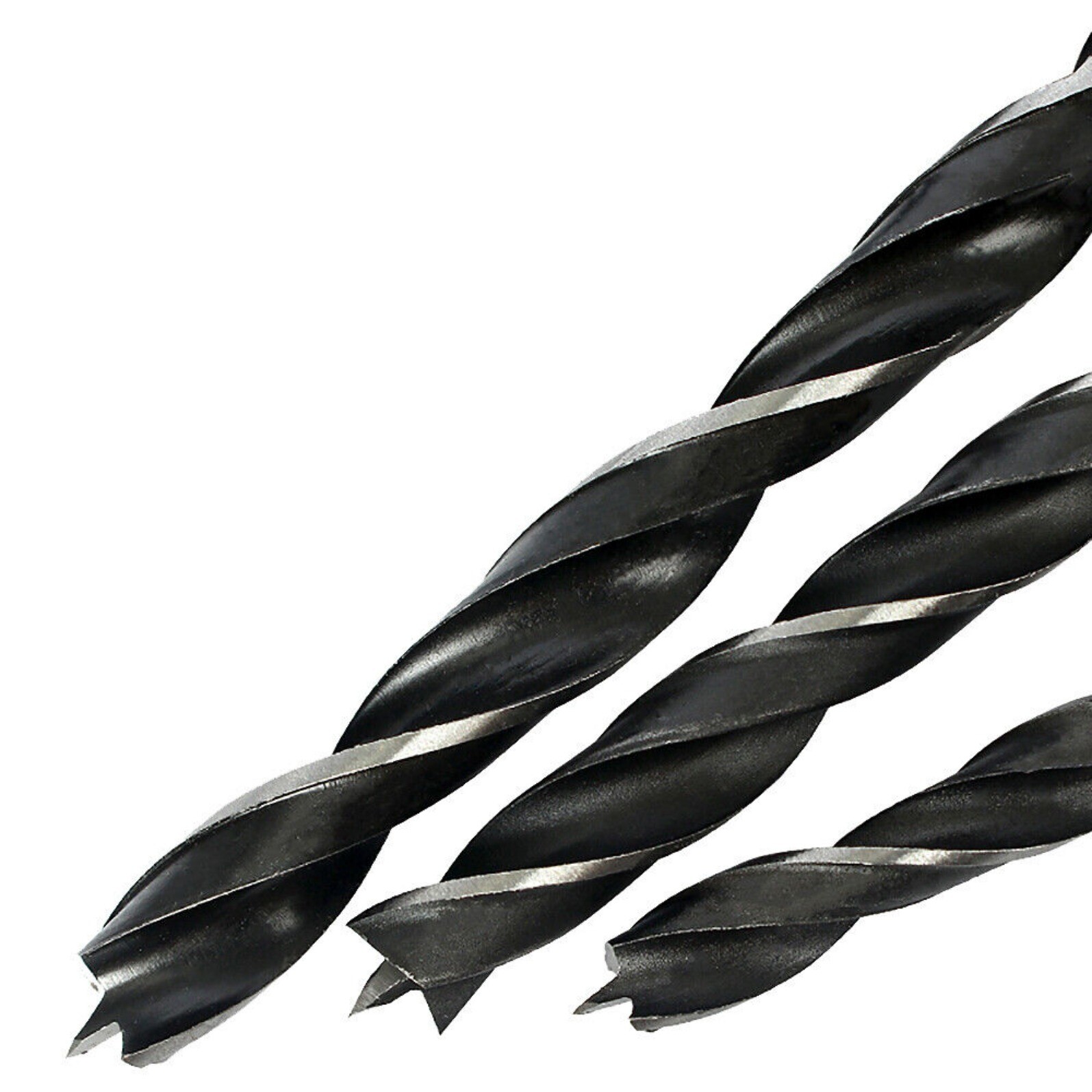 1.5mm-10mm Brad Point Wood Drill Bit Set HSS Woodworking Hex Shank Twist Bits