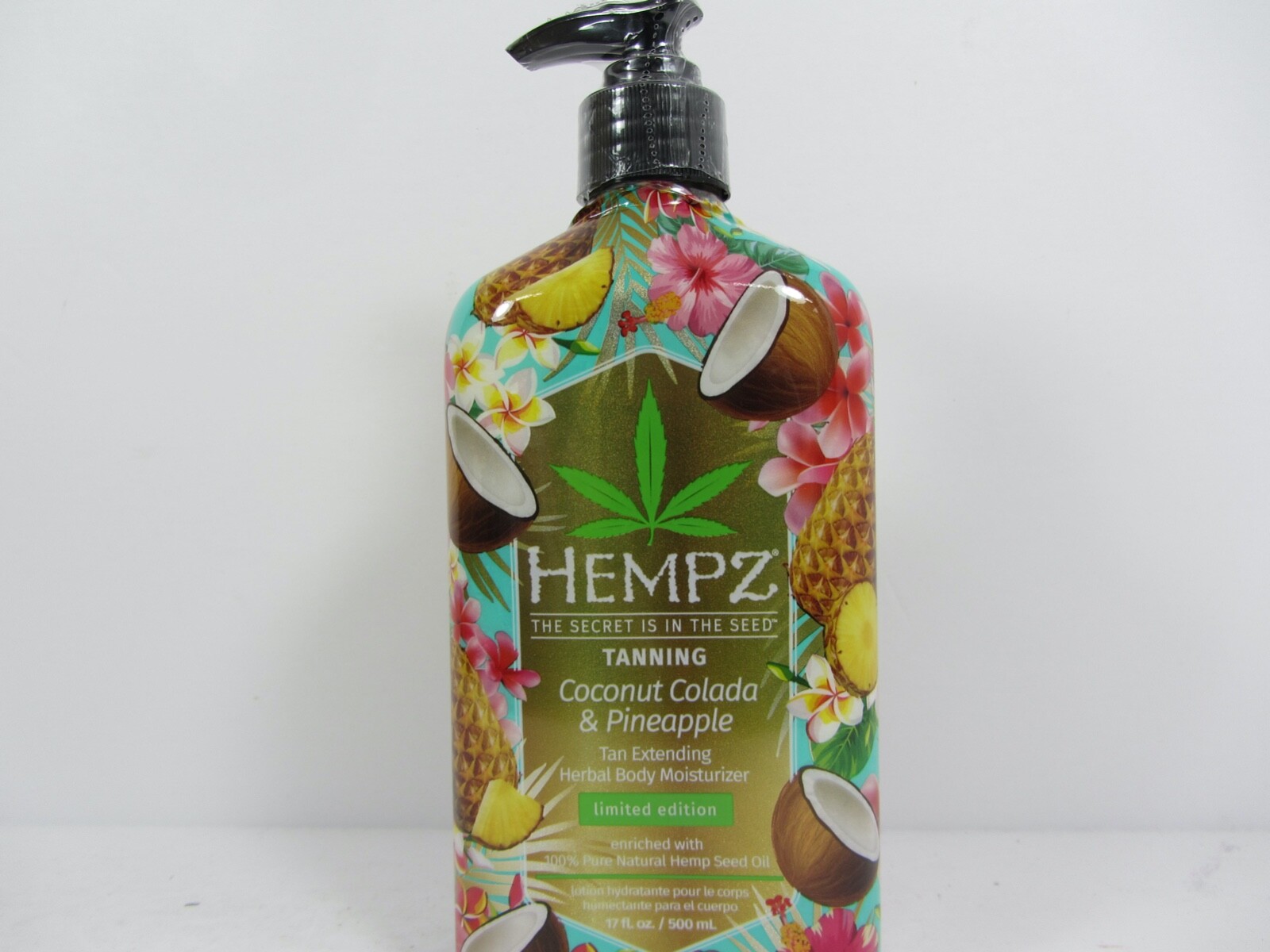 HEMPZ COCONUT COLADA & PINEAPPLE TAN EXTENDING HERBAL BODY MOISTURIZER