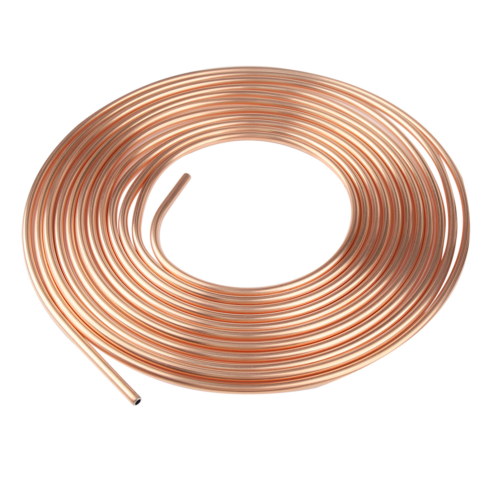 1/4 OD Copper Nickel Brake Line Tubing Kit 25 Ft Coil Roll w/ 16 Fittings US