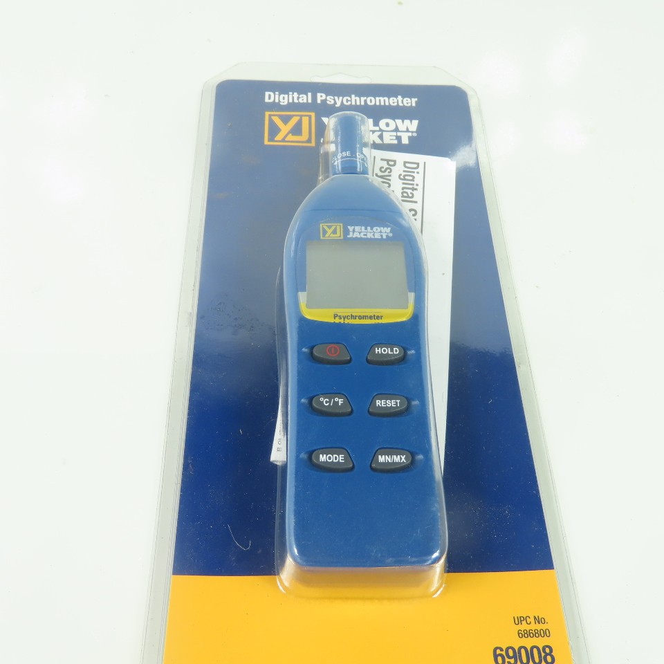 Yellow Jacket 69008 Digital Psychrometer NEW