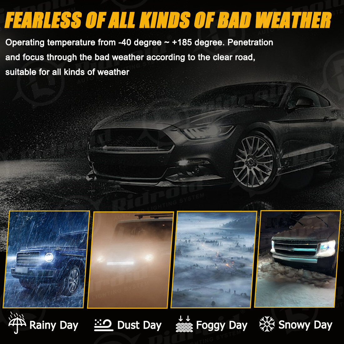 24X White LED Rock Lights Underbody Trail Rig Glow Lamp Offroad SUV Pickup Truck