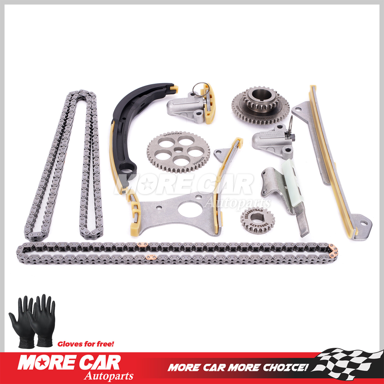 Timing Chain Kit for 18-24 Jeep Wrangler Cherokee Compass Dodge Hornet 2.0L L4