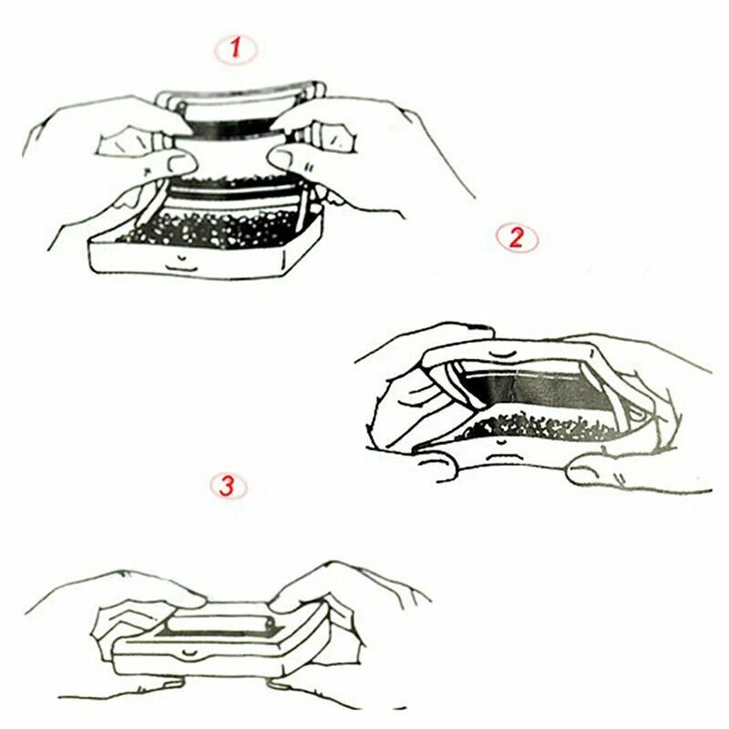 Rolling Machine Metal Automatic Cigarette Tobacco Roller Box Case & Storage Box