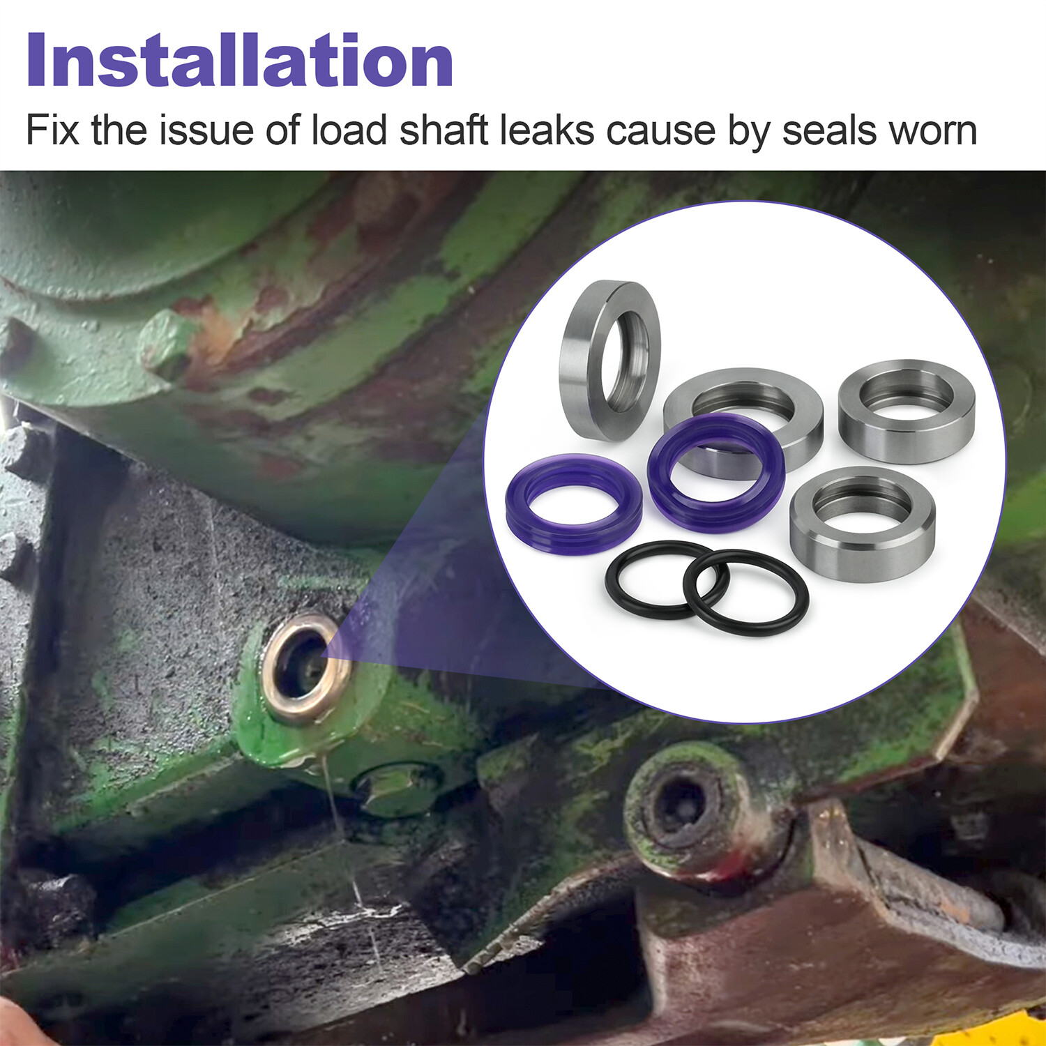 Load Shaft Seal For John Deere 2510 2520 3010 3020 4030 AR84791