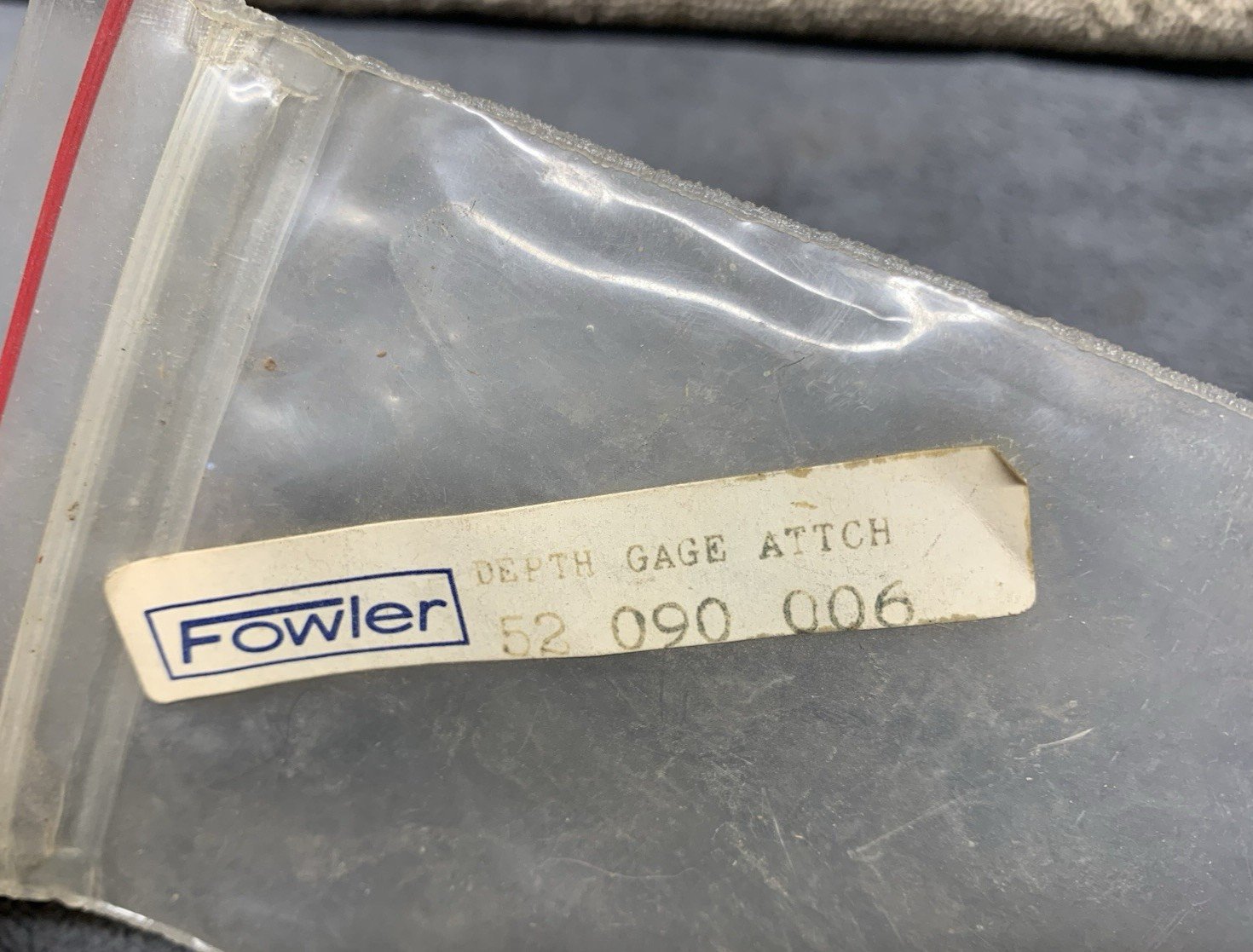 Fowler Dial Caliper Depth Gage Attachment 52-090-006 (NOS)