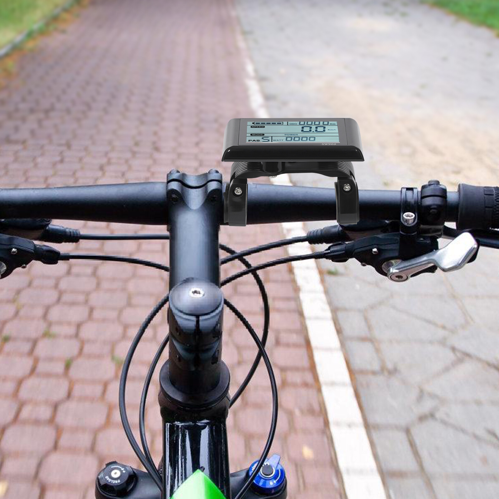 36V 48V E-Bike LCD Display Screen Electric Bike Speed Meter LCD Display Screen