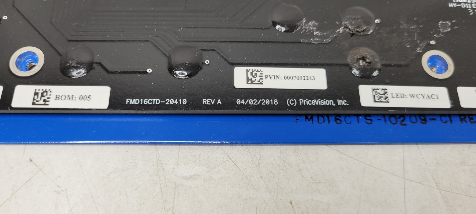 Pricevision LED Fuel Price LED Sign 8 Panel Kit FMD16CTD SEE PHOTOS!