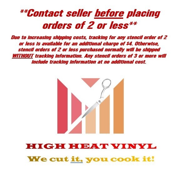 High Heat Duracoat Vinyl Firearm Stencil 10" x 12" -Vietnam Tiger stripe styling