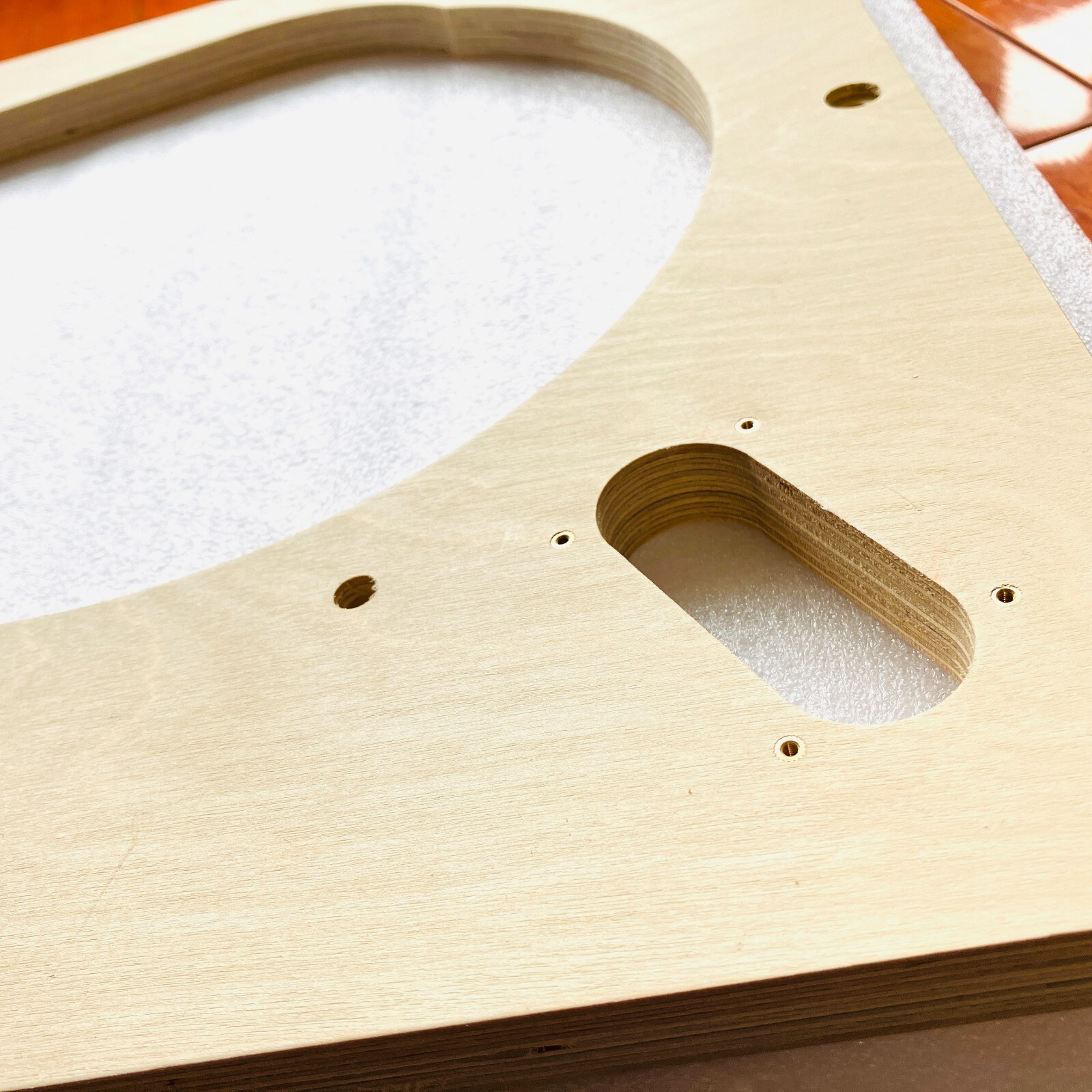 Turntable Plinth Panel base Made of birch plywood for Garrard 401
