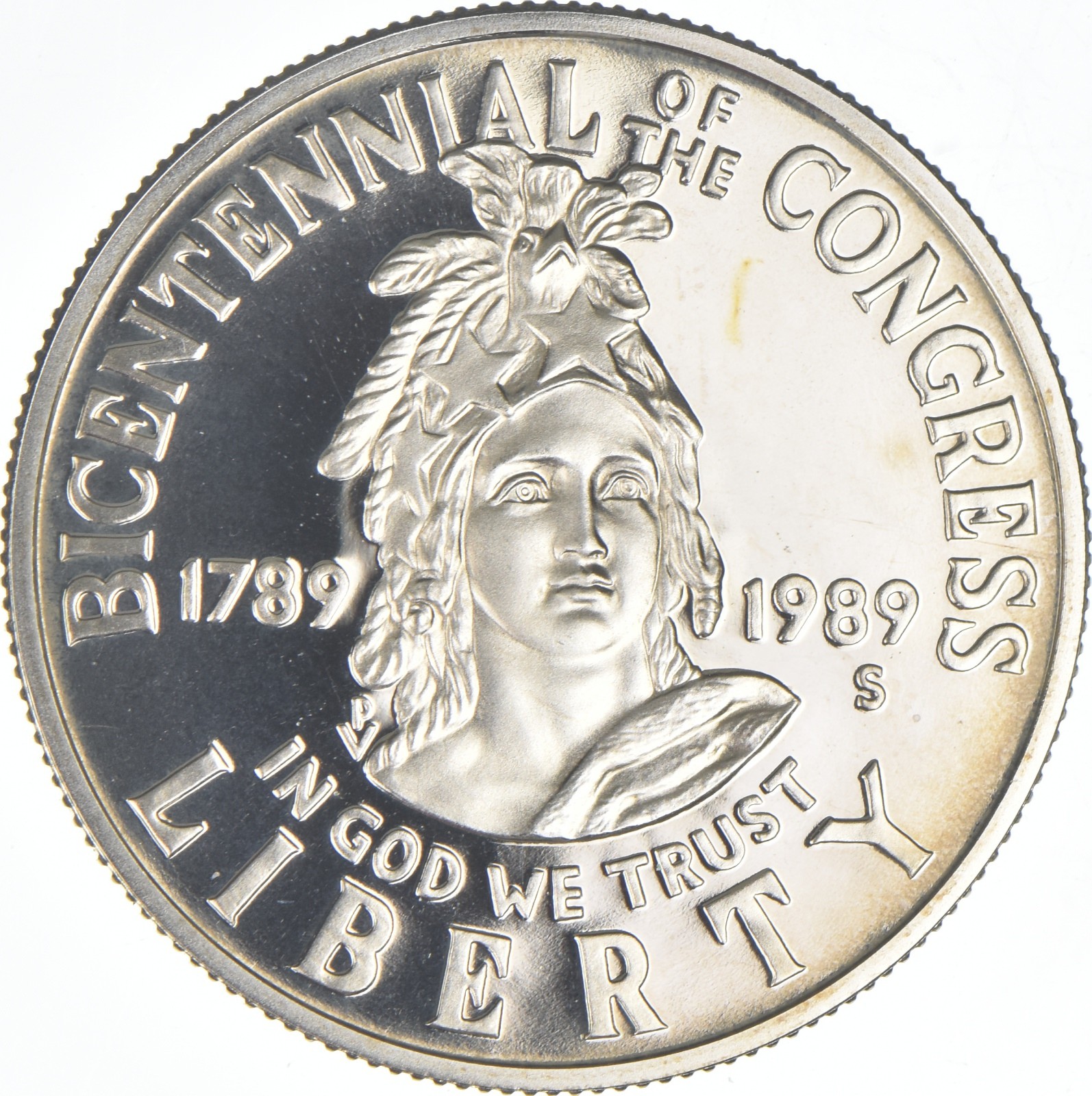 1989-S Congressional Proof Half Dollar US Congress 50c Commemorative