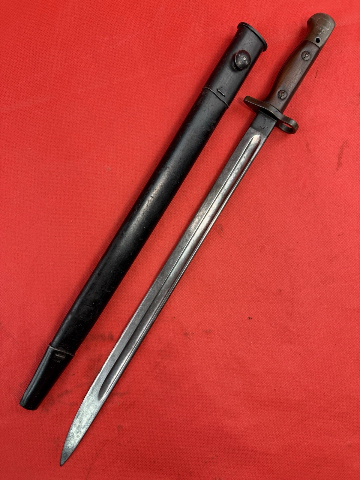 Original WW1 Era Canadian M1907 SMLE Bayonet 1918 Sanderson Arsenal