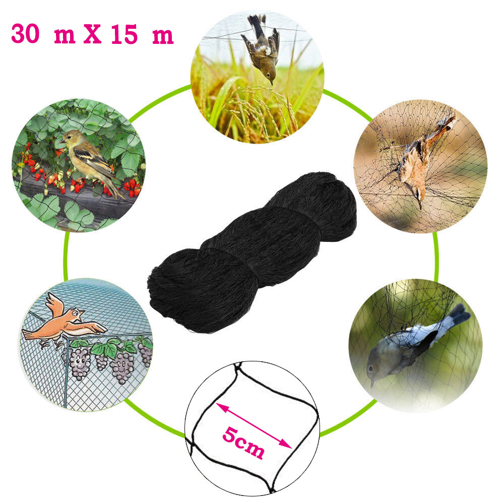 Anti Bird Netting Garden Net Poultry Aviary Barrier Net for Garden 50 X 100ft