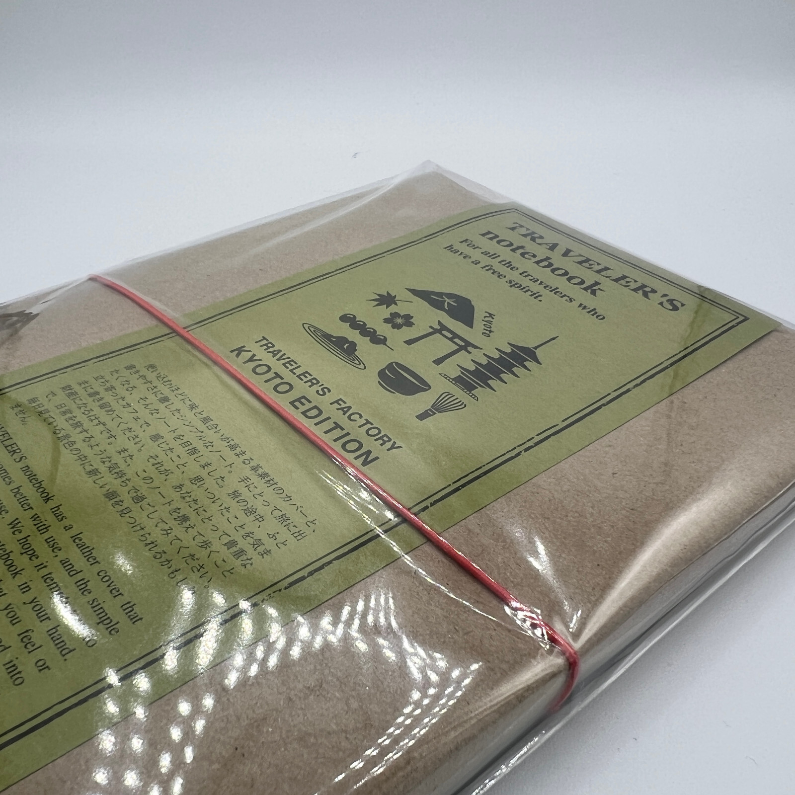 NEW Traveler's Factory Leather Cover Notebook KYOTO LIMITED EDITION Blue