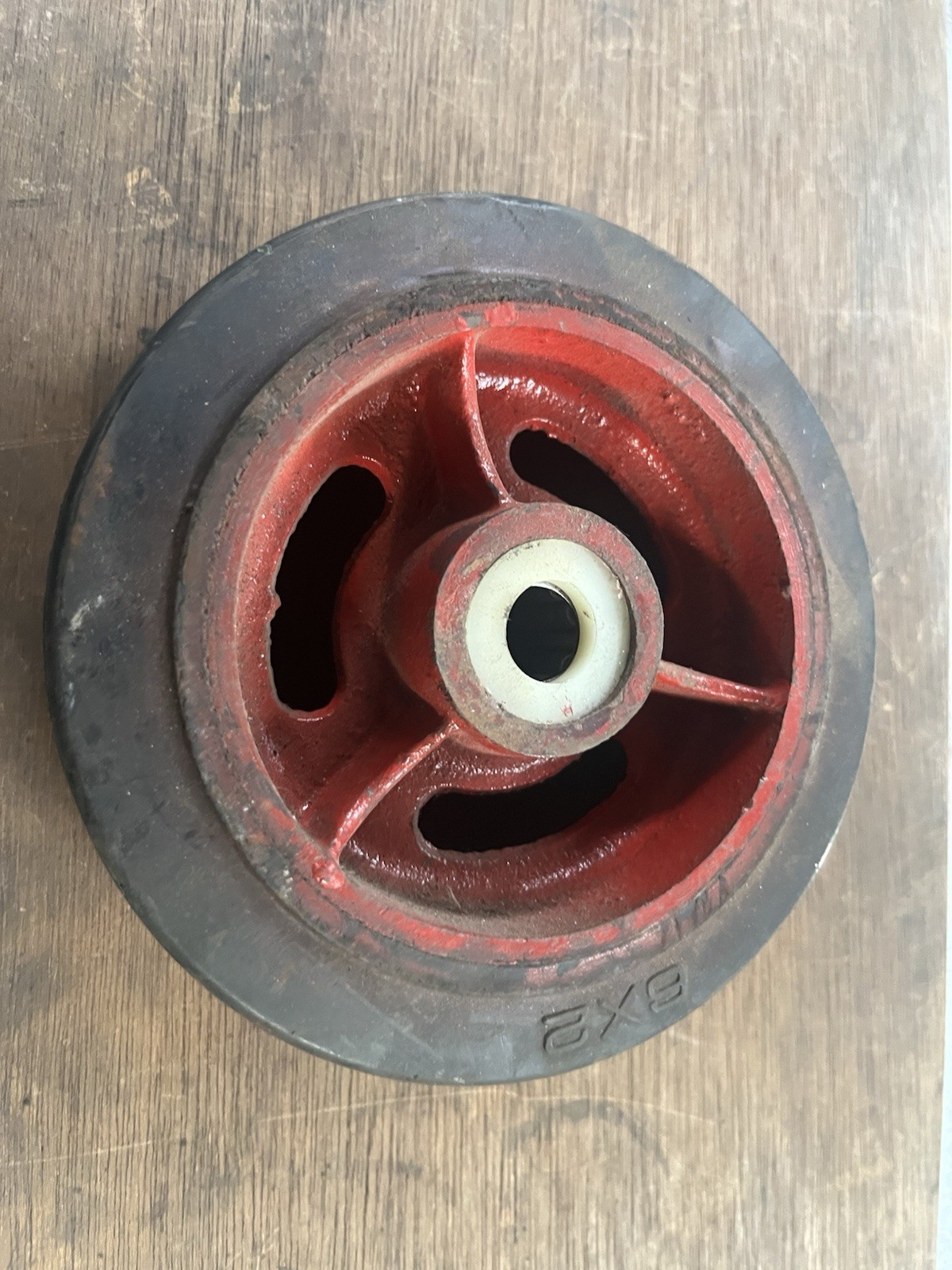 6 x 2 Replacement Dolly Wheel w/roller bearings and grease fitting 5/8” ID