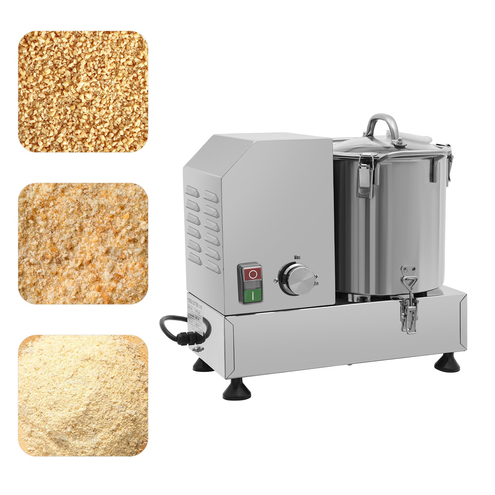 Tabletop Food Processor 6L Electric Vegetable Cutter Multifunctional Food Mincer