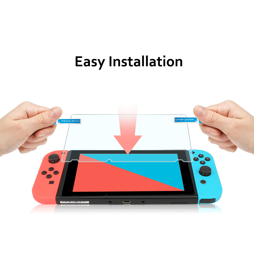 2xPremium HD Tempered Glass Screen Protector Guard for Nintendo Switch/OLED/Lite