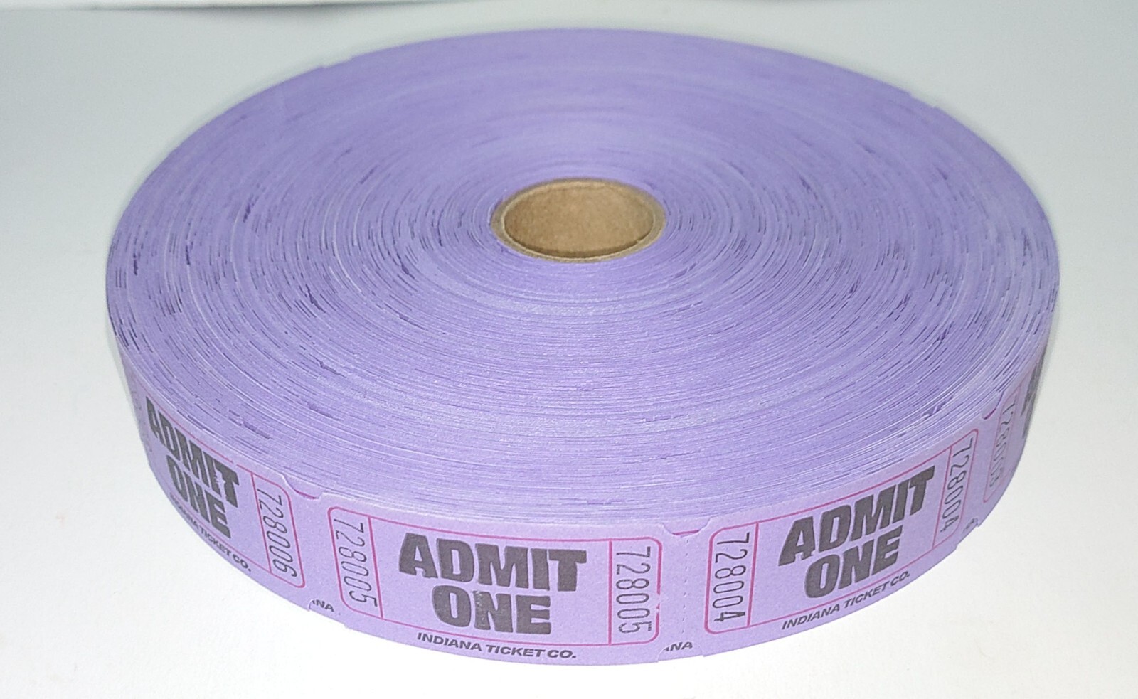 2 Rolls 4,000 Admit One Tickets Carnival Fun Fair Festival Raffle Purple