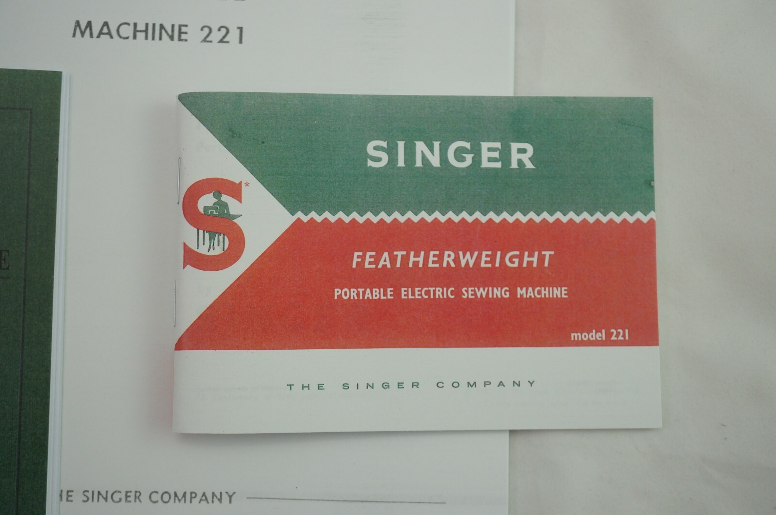 Late Singer Featherweight 221 Sewing Machine Dealer Adjusters Repair Manuals Set