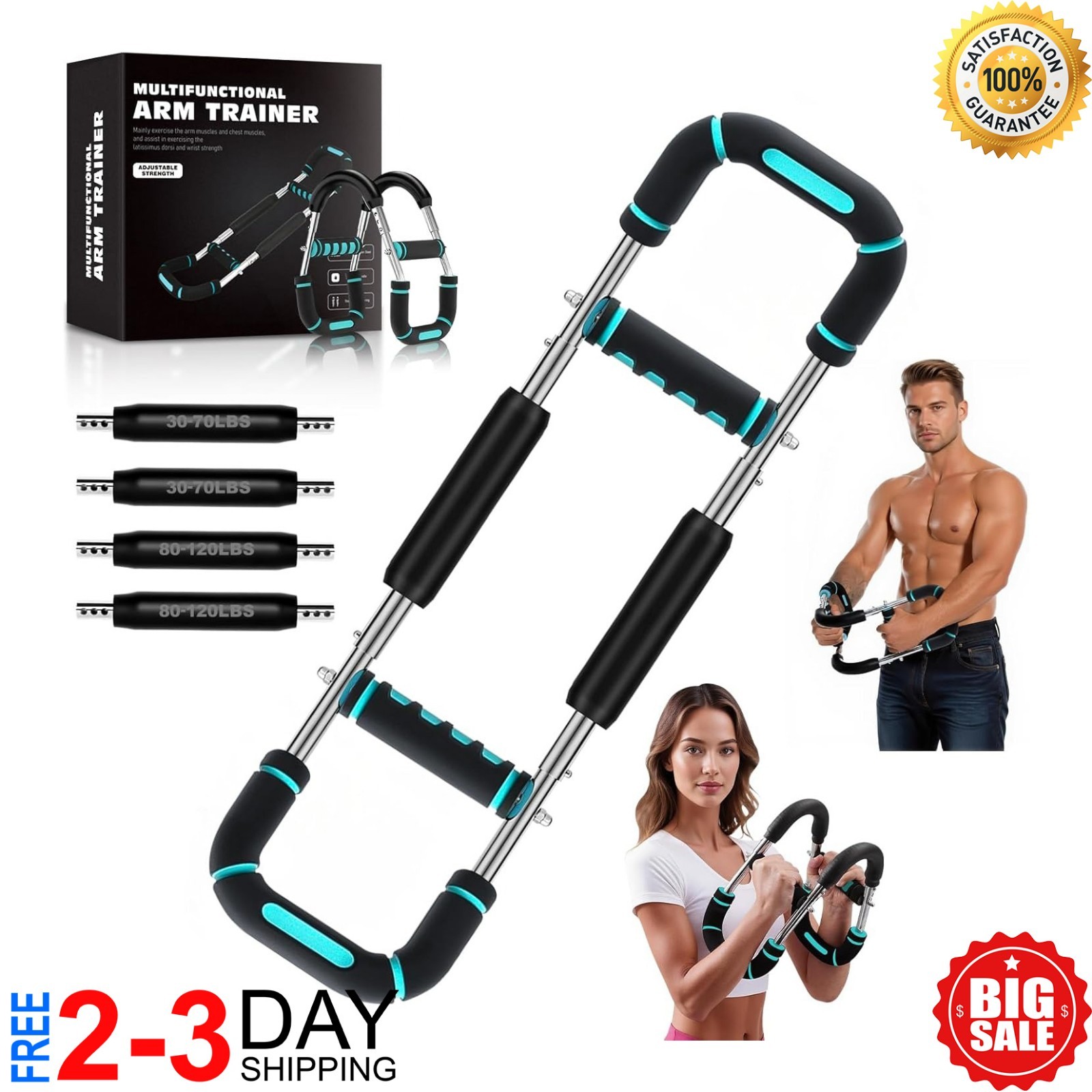 Twister Arm Trainer Chest Workout Equipment Exerciser for Men Adjustable Arm