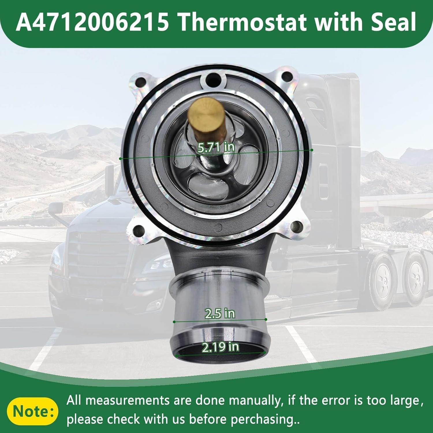 Thermostat with Seal A4722000215 A4712006215 A4712007515 A4712003615