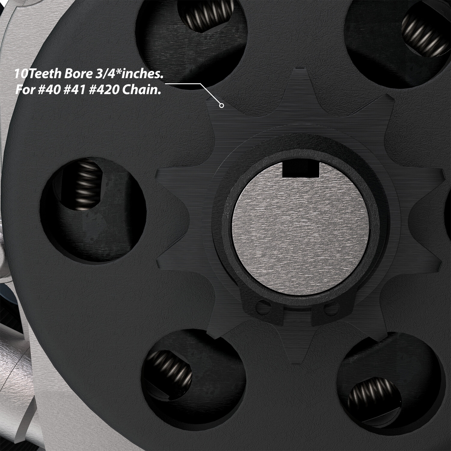 Clutch 3/4" Bore 10 Tooth For Arctic Cat 120 Sno Pro AC 120 ZR 120 Youth 2009-17